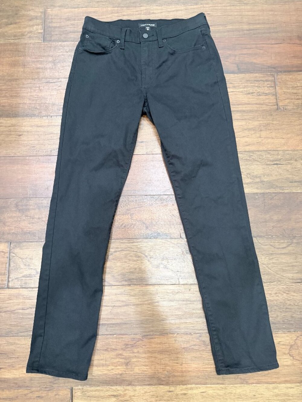 Lucky Brand 121 Slim Straight Jeans Men’s 31x32 Black Stretch Denim